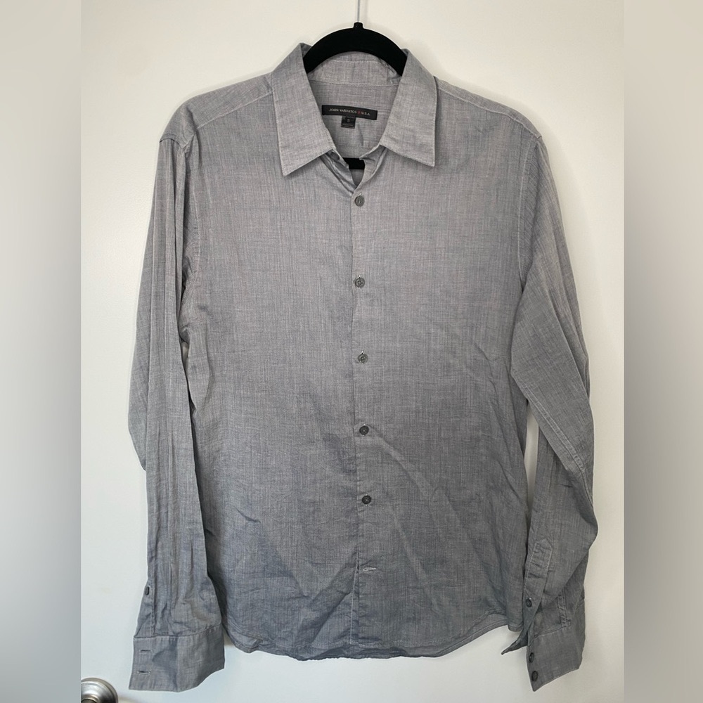 JOHN VARVATOS Button down shirt Gray